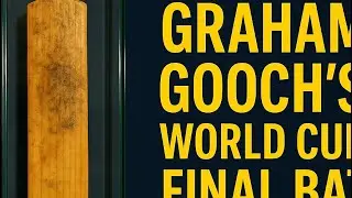 #GrahamGooch&rsquo;s #1992WorldCup Final Bat | England Captain vs #ImranKhan | #MCG #cricketfans #ashes