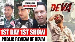 Deva Movie PUBLIC REVIEW | Shahid Kapoor, Pooja Hegde | First Day First Show Review | DEVA Review