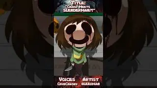 😈 Chara Meets SLENDERMAN?! (Undertale Halloween Comic Dub)
