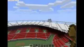 Eindrucksvolle Minecraft Geb&auml;ude: #004 Fu&szlig;ball-Stadion + Download