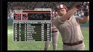 College baseball LSU Vs Texas A&M Simulation ( MVP07baseball)