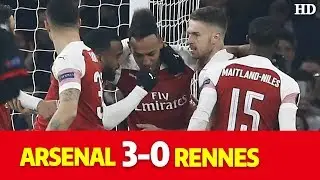 Arsenal vs Rennes 3-0 (4-3) | Goals & Highlights HD | Round of 16 - Europa League 18/19