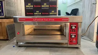 Gas pizza oven in karnal , testing before delivery of gas oven