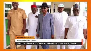 PDP Internal Crisis: Atiku Dares Wike To Openly Support Apc Candidate, Tinubu