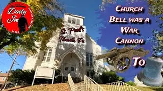 Rejected Tee Shirt Design | German War Cannon Turned Into a Church Bell | Titusville, Pa