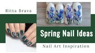 Spring Nail Ideas - Flower Nail Art  for Spring 2019