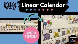 DIY Linear Calendar