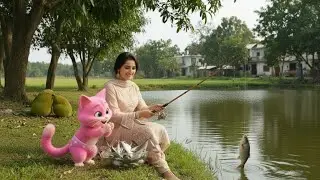 টমি মাছ ধরতে যাবে @jelly-fishtastic #cat #shortvideo 