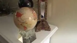 Tan globe observing dance. Radio music detected by The Youtube.