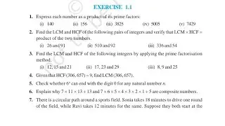 Class 10 Ncert exercise 1.1 Q.3 solution 
