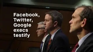 Senators hammer Facebook, Twitter, Google execs again