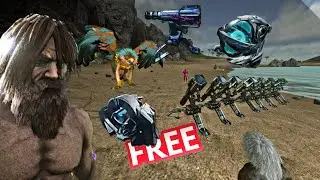 Helping Random People In Ark Mobile | Part 2 Join Discord | Tek Loot 🔥| Eerie Turrets Unlimited