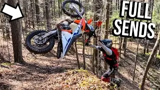 NEW HILL CLIMBS GONE WRONG! *EXTREME ENDURO*