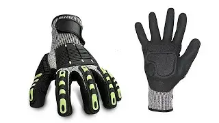 TPR Mechanic Cut Resistant Impact Resistant Gloves