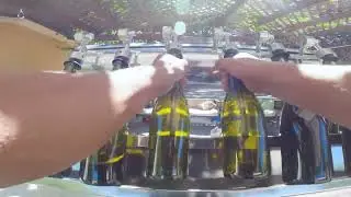 Home Wine Making Crushing Grapes Stirring Grape Juice and Skins and Bottling Pinot Noir
