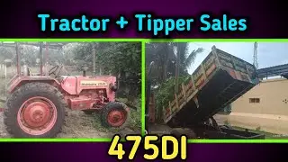 Mahindra 475DI Tractor + Tipper sales | டிராக்டர்  விற்பனை | Agri Tech Tamil