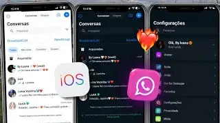 SAIU WHATSAPP RC IOS IGUAL IPHONE ATUALIZADO 2024 NOVA ATUALIZA&Ccedil;&Atilde;O FUNCIONANDO ✅