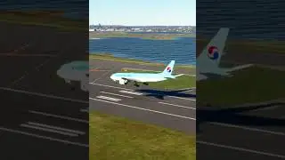 korean Air Insane Skill Pilot When landing!!  #aviation