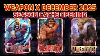 WEAPON X Season Cache Opening MARVEL SNAP