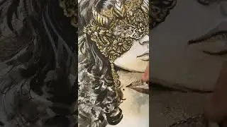 Amazing Portrait Art | Inktober 2022 Day 1 | Daily Ink illustration challenge