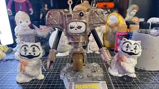 Live Painting Fallout Securitron and Chill with Shovel, the Bob Ross of Juggalo face painting!