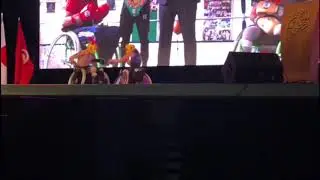 Incredible Wheelchair Boxing Match At WBC Convention Show The Fighters Support