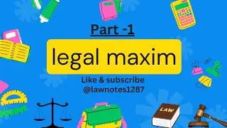 Important legal maxims for judicial exam