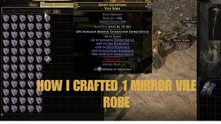 Poe 2 How I Crafted 1 Mirror Vile Robe 0.4