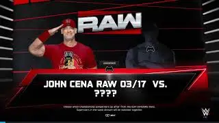WWE 2K25 part 3  of John Cena corer