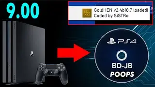 How to update PS4 Firmware 9.00 GoldHEN v2.4b18.7 by Sistro with BDJ