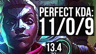 EKKO vs ZIGGS (MID) | 11/0/9, Legendary, 700+ games, 1.3M mastery | EUW Master | 13.4