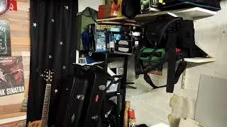 Budget recording studio, build by busking bit by bit, Progress film One