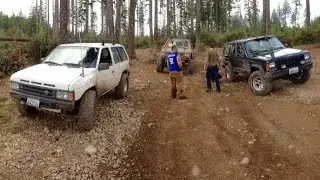 OFF ROAD: 4x4 Fun in Ford Explorer sport || Nissan Pathfinder || Jeep Cherokee