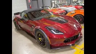 SOLD 2018 Long Beach Red Callaway SC757 Corvette Convertible For sale by Corvette Mike