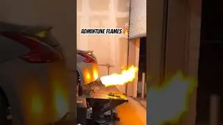 370z shooting 4ft Flames #shorts #admintuning #370z