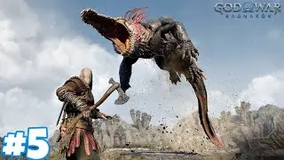 God of War Ragnarok Part-5: Fighting a Dreki (Search for Tyr Begins) [NO COMMENTARY PLAYTHROUGH]