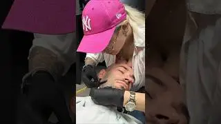Very CLOSE shave with barber Svetlana #asmr #shaving #relax #shavehead
