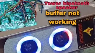 Tower bluetooth speaker buffer not working|bluetooth speaker sound problem
