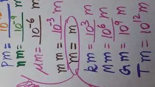 пеко, микро, нано, милли, кило, мега, гега, тера метр на метр