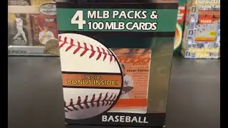 MLB Baseball Mystery Box &mdash; 4 набора + 100 карточек &mdash; Excell Marketing