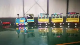 amusement shopping mall family ride battery  trackless train for sale
