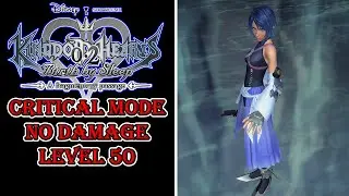 Kingdom Hearts Birth By Sleep 0.2 - Phantom Aqua III Boss Fight - Critical Mode No Damage Level 50