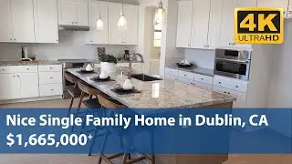 Nice 2 Story Single Family Home | Dublin, California | $1,665,000+ | 2,589 Sq Ft | 4 BD | 4 BA