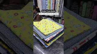 Kids Print Cotton Fabric Packed for Noida Buyer