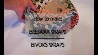 DIY Bivoks wraps -BEST recipe! BIVOKS WRAP PAPIR Dansk tale