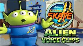 All Alien (Little Green Man) Voice Clips &bull; Disney's Extreme Skate Adventure&bull; All Voice Lines &bull; 2003