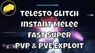 Telesto Glitch Instant Melee Charge Fast Super PVP & PVE Exploit
