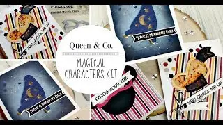 Queen & Co. / Magical Characters Kit / 3 Fun Cards