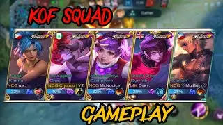 KOF SKIN SQUAD GAMEPLAY MLBB | WHAT IS THE BEST KOF SKIN ? 1000 DIAMONDS GIVEAWAY