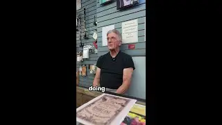 He Runs a Music Shop While Playing in a Band! #music #guitar #smallbusiness